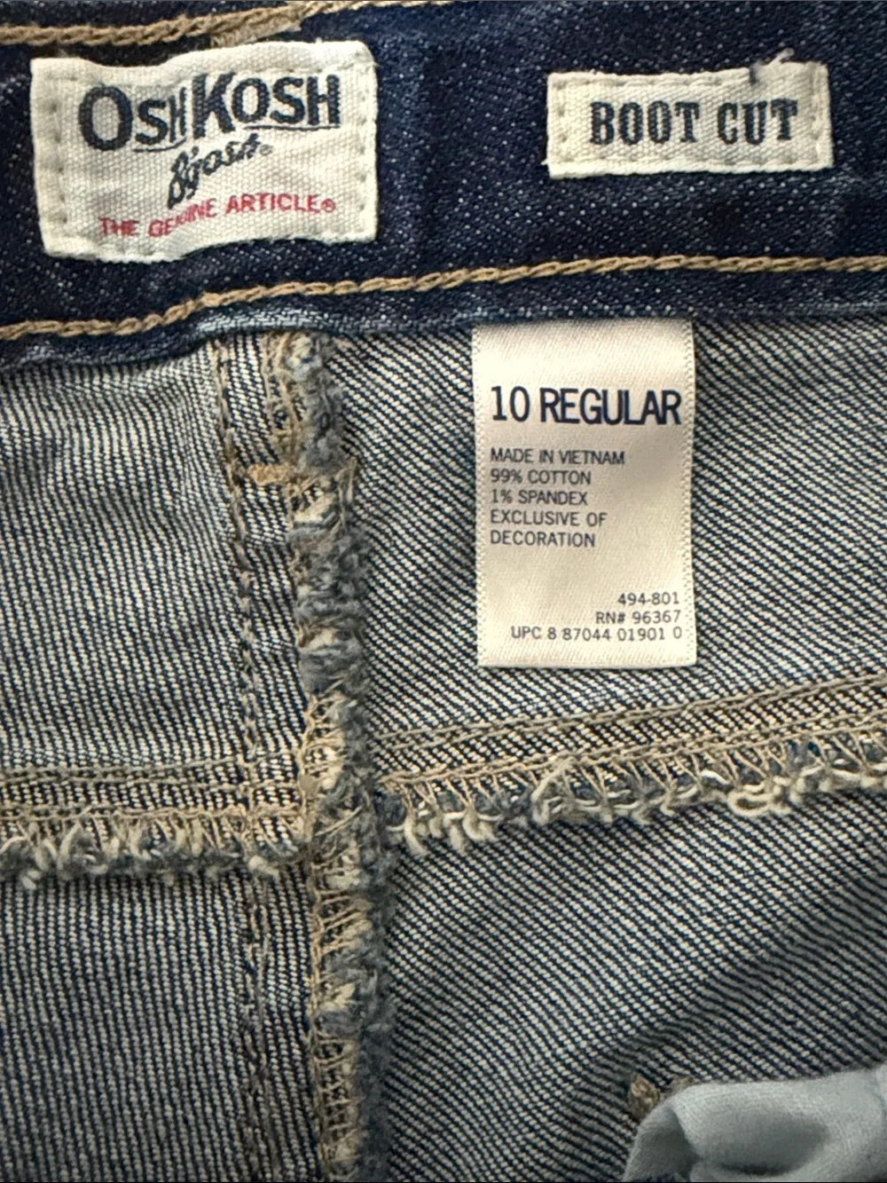OshKosh B’gosh Bootcut Stretch Jeans Size 10